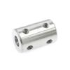4/5/6/8/10/12 mm Rigid Shaft Coupling Sleeve with Screw, ZDVHOMCB view 2