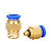 50-Piece Pneumatic Air Fitting Set, PC 4/6/8/10/12 mm, 1/8"–1/2" Threads, Tube Quick Connectors (PC12-04) view 4