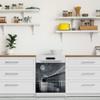 DEQORI Magnetic Dishwasher Cover 60 x 60 cm, Moon Over Manhattan view 3