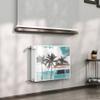 DEQORI Magnetic Radiator Sheet 80 x 60 cm, Vintage Beach Day view 3