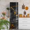 DEQORI Magnetic Refrigerator Sheet 60 x 190 cm | Finished Natural Stone Design | Decorative Freezer Protection Mat view 2