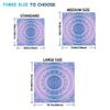 Treer Beach Blanket, Large Outdoor Picnic Mat, Lightweight Compact Camping Blanket, Red Mandala, 200 x 200 cm view 4