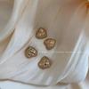 WENJINLU Beautiful Golden Heart Buttons for Clothing, 20 mm, Metal Snap Buttons view 4