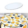 Round Tempered Glass Tray, 38–78 cm, Clear, 8 mm Thick, Round Glass Top (65 cm) view 1