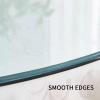 Round Tempered Glass Tray, 38–78 cm, Clear, 8 mm Thick, Round Glass Top (65 cm) view 4
