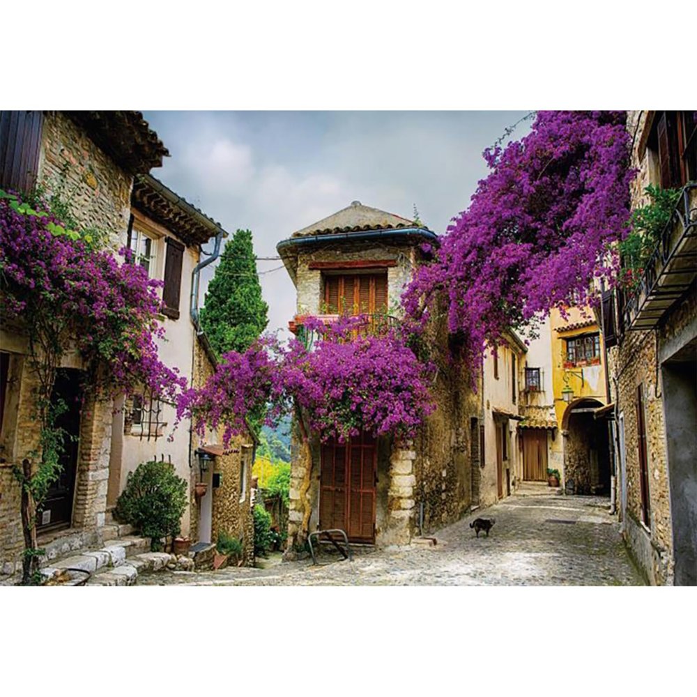YongFoto 3.5 x 2.5 m Italian Old Village Photography Backdrop