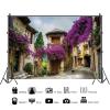YongFoto 3.5 x 2.5 m Italian Old Village Photography Backdrop view 3