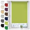 Sonello Blackout Roller Shade, No-Drill Clamp-Fix, 35 x 130 cm, Olive Green view 1