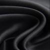 Bishilin Blackout Curtains, 2-Piece Set, Black Satin, with Hooks, 102 x 244 cm view 2