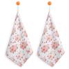 QUEWIQR Hanging Hand Towels with Cute Pig Hearts, 2-Pack view 1