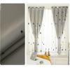 Bishilin Blackout Curtains with Grommets, 2-Piece Set, 150 x 150 cm, Gray view 3