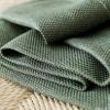 Bishilin Blackout Curtains, 2-Pack, Linen Look, 96 x 115 cm, Dark Green view 4