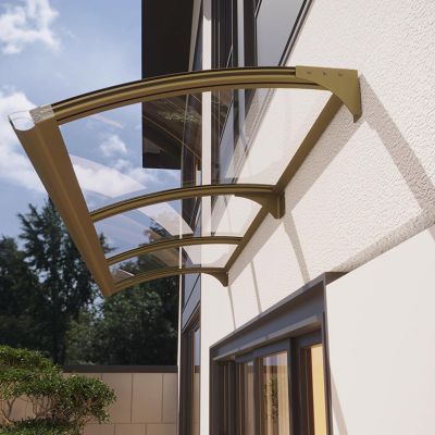 Awning Canopy for Doors and Windows, Polycarbonate Cover, UV-Resistant