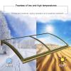 Awning Canopy for Doors and Windows, Polycarbonate Cover, UV-Resistant view 2