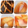 Polyester Flat Cargo Lifting Net, Tear-Resistant Heavy-Duty Rigging Net view 4