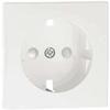 Brilliant White Double Rocker Switch in Logus 90 Design view 1