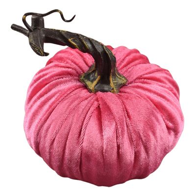 Decorative Velvet Pumpkins - Handmade Halloween Harvest Decor