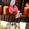 Decorative Velvet Pumpkins - Handmade Halloween Harvest Decor view 2