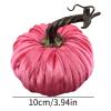 Decorative Velvet Pumpkins - Handmade Halloween Harvest Decor view 4