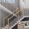 Vnook Black Metal Stair Railing Post view 3