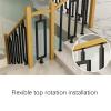 Vnook Black Metal Stair Railing Post view 4