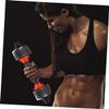 Dumbbell Replacement Bar, Red, PE Steel for Home Fitness view 4