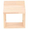 WOONEKY Wooden Nesting Box for Budgies and Small Birds, Reusable, Easy to Install, Beige view 1