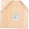WOONEKY Wooden Nesting Box for Budgies and Small Birds, Reusable, Easy to Install, Beige view 3