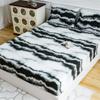 Fitted Sheet 90 x 200 cm with Floral Ink-Painting Pattern view 3