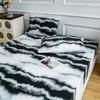 Fitted Sheet 90 x 200 cm with Floral Ink-Painting Pattern view 4