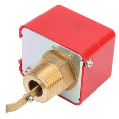 Professional HFS-25 Target Paddle Water Flow Switch, Premium Brass for Water Treatment Systems, Central Air Conditioning and Water-Cooled Units