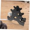 Three-Tier Vertical Dumbbell Rack, Black view 2