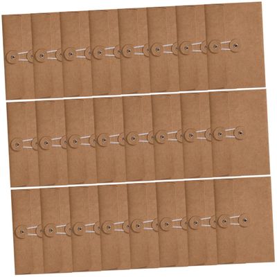 Parliky Kraft Paper Envelopes, Vintage Style, 30-Pack