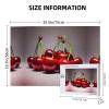 Chilean Cherries 1000-Piece Wooden Puzzle, Family Home Decor Wall Art, 29.5 x 50 cm view 3