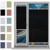 HUANQIN Cordless Pleated Blind, No Drilling, 60 x 125 cm, Black view 1