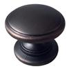 HAOJIazx 3.75" CC Cup Drawer Pulls, Oil-Rubbed Bronze, 96 mm Centers, Round Knob 1.2" (30 mm) view 1