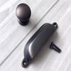 HAOJIazx 3.75" CC Cup Drawer Pulls, Oil-Rubbed Bronze, 96 mm Centers, Round Knob 1.2" (30 mm) view 4