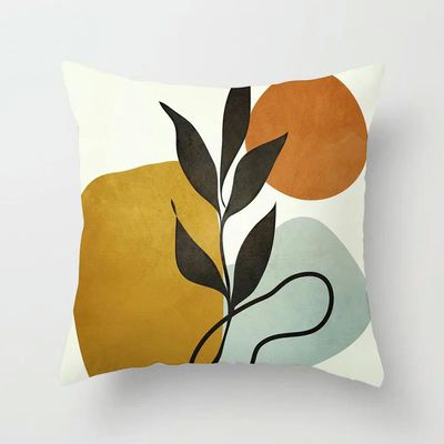 4-Piece Polyester Cushion Cover Set, 40 x 40 cm, Sofa & Home Decor