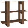 Storage Cabinet, Bedroom Storage Drawers, Bookcase/Room Divider, Brown Oak, 100 x 30 x 87 cm view 3