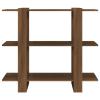 Storage Cabinet, Bedroom Storage Drawers, Bookcase/Room Divider, Brown Oak, 100 x 30 x 87 cm view 4