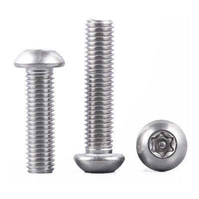 HUPUZON M4 20-Piece 304 Stainless Steel Six-Lobe Round-Head Torx Flat-Head Self-Tapping Screws