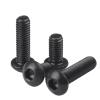 HUPUZON M8, 10-Piece Round Stainless Steel or Black G10.9 Hex Socket Screws with Button Head view 4