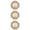 STOBAZA Set of 3 Brass Feng Shui Taiji Bagua Wall Ornaments view 3
