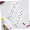 CAXUSD 14-Sheet Practical Alphabet Index Tabs, White Adhesive Paper Page Markers for Folders and Books view 3