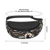 Hiking Waist Bag, Halloween Spirit Cat Crossbody Bag, Lightweight Belt Bag, One Size view 2