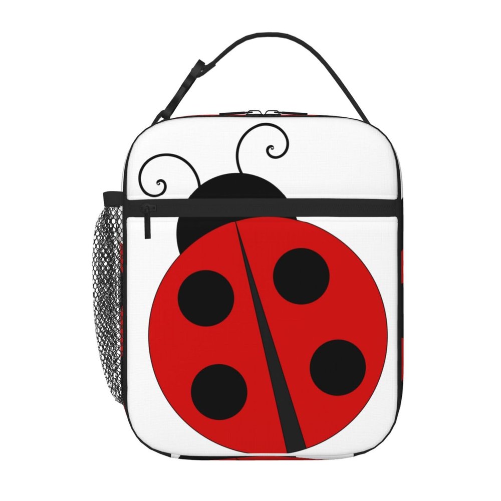 Zhengjia Ladybug Insulated Lunch Bag for Women, Men & Kids