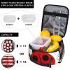 Zhengjia Ladybug Insulated Lunch Bag for Women, Men & Kids view 4