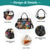 Amooorous Lots of Pineapples Lunch Bag for Men, Crossbody Lunch Tote with Handles and Shoulder Strap, Lunch Bag for Teens, Men, Camping view 2
