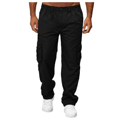 WAZHAKU Men's Cargo Jogger Pants