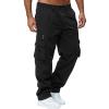 WAZHAKU Men's Cargo Jogger Pants view 4